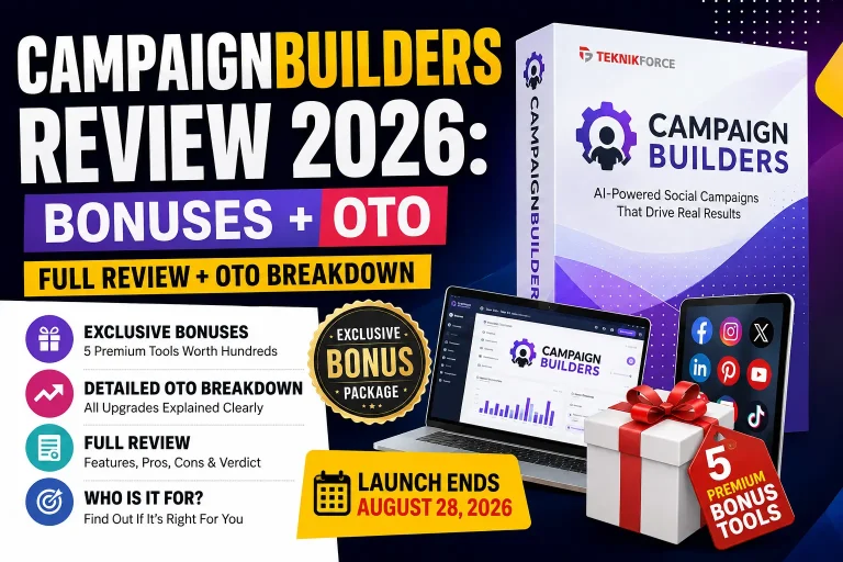 CampaignBuilders Review 2026 with bonuses and OTO breakdown
