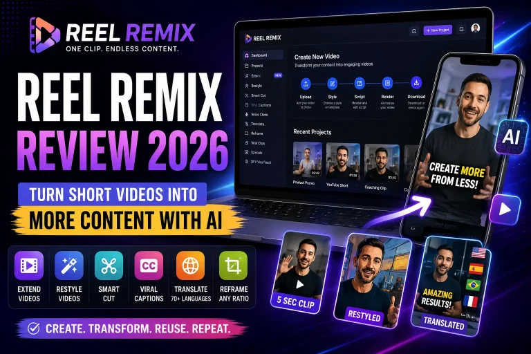 Reel Remix Review 2026 AI video creation and content repurposing software