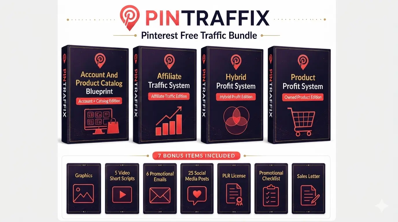 PinTraffix review 2026 Pinterest PLR traffic system