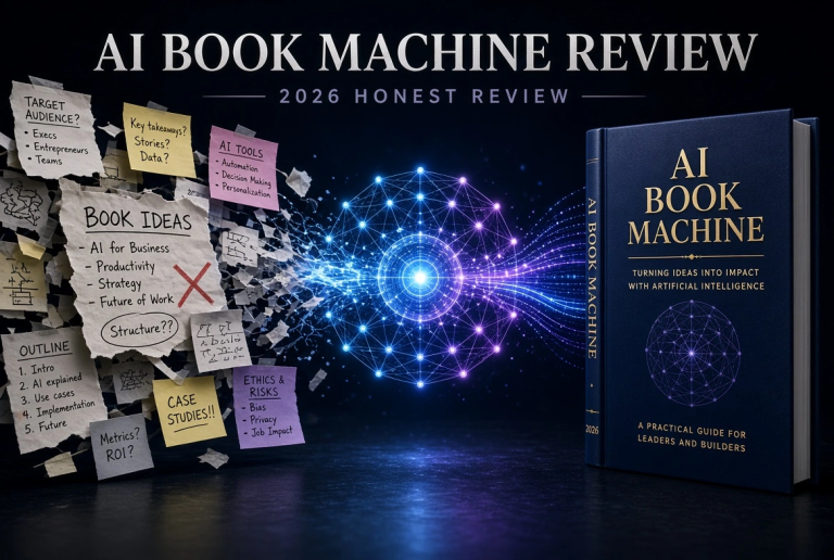 AI Book Machine Review 2026 featuring AI book creation software
