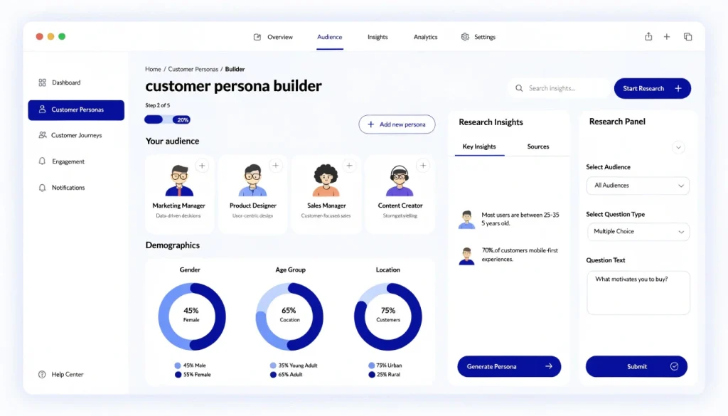 LeadFlux AI ICP and market research tool