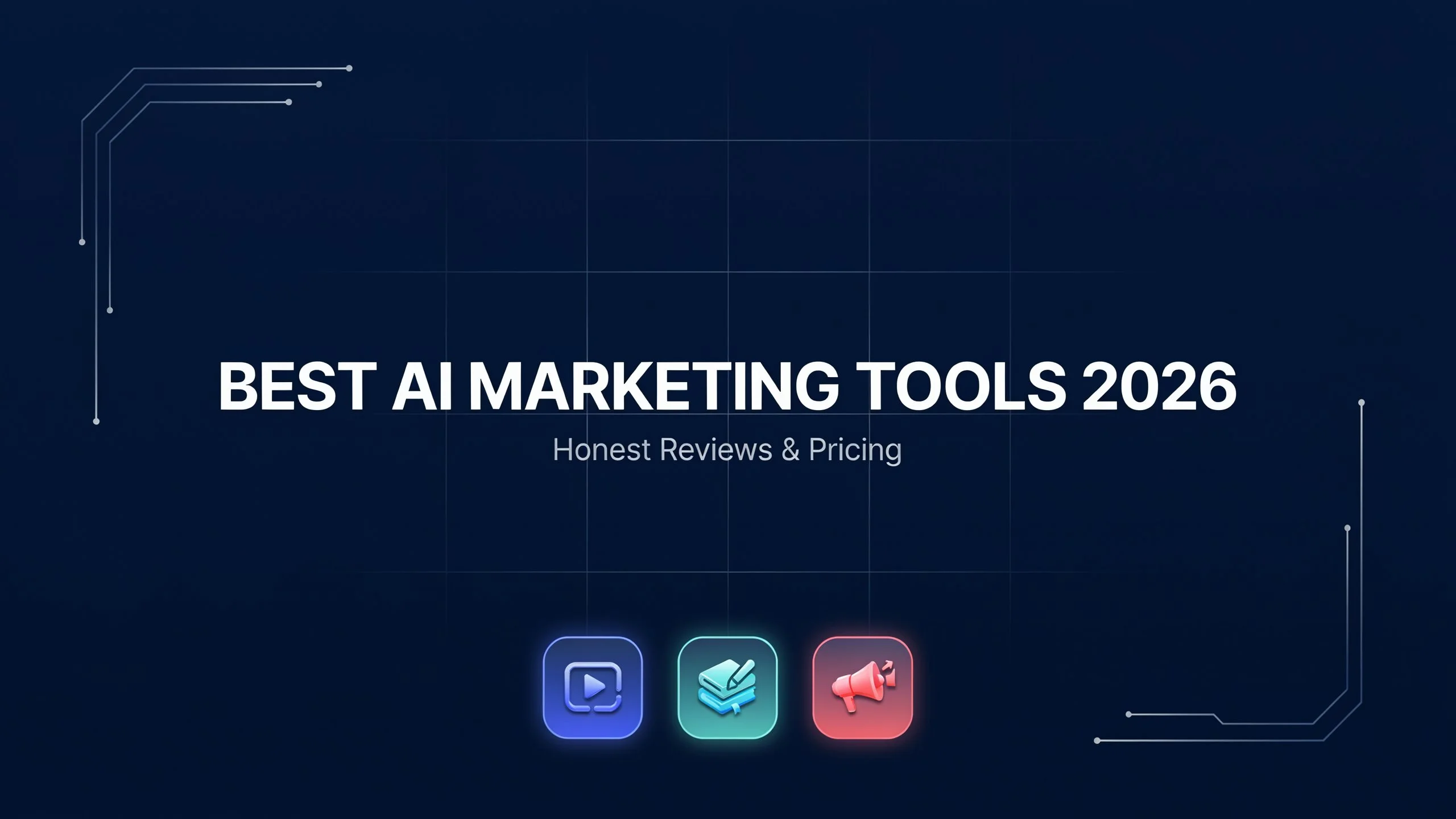 Best AI marketing tools 2026 — video, writing, and marketing tool categories