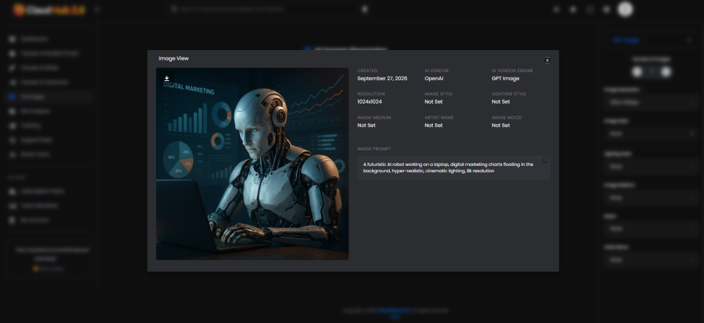 claud hub 2.0 ai image