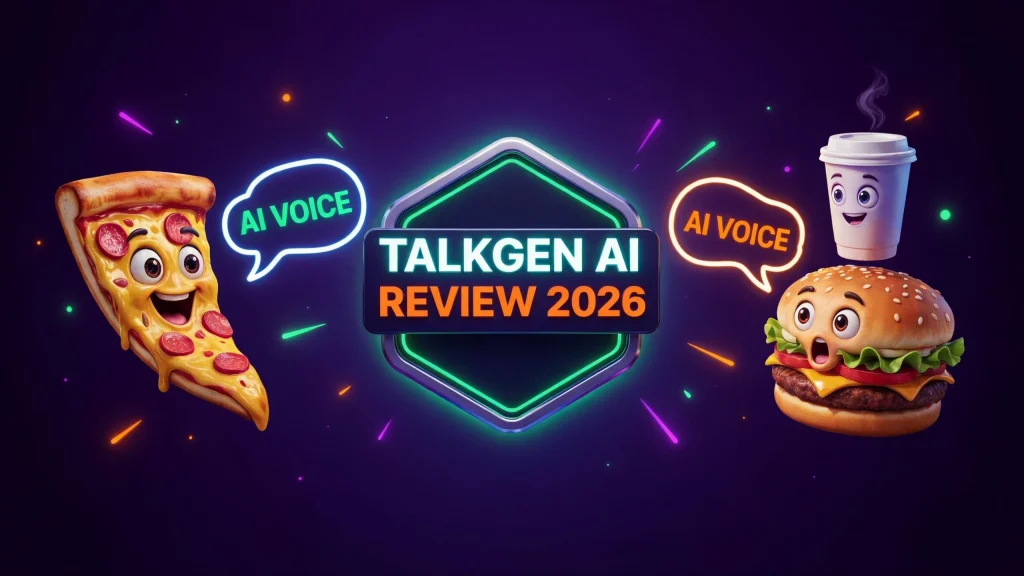 TalkGen AI review 2026 – AI talking object video creator dashboard and interface